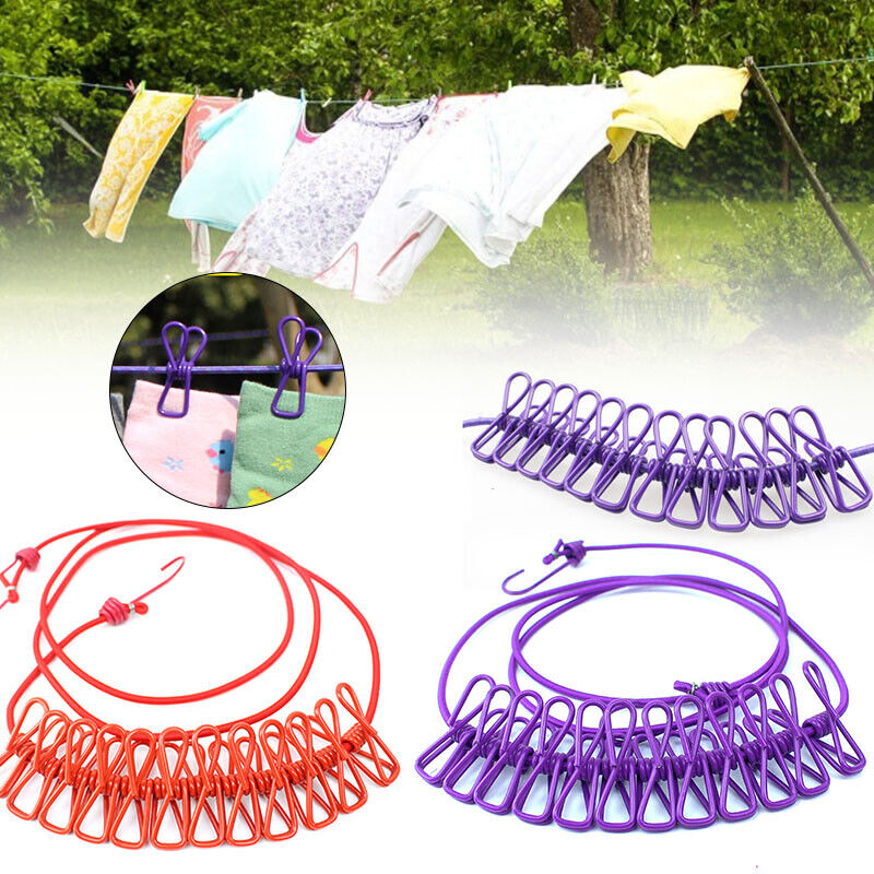 Cloth Drying Rope with Hooks (Buy 1 Get 1 Free)