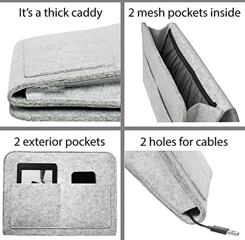 Multi Pocket Storage Bedside Organizer