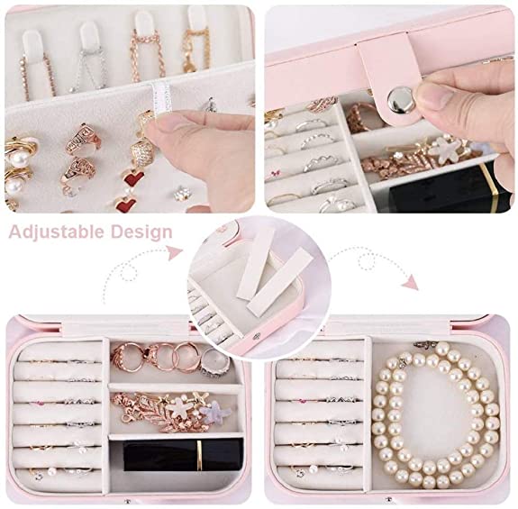 Jewellery Organizer Box (Pink)