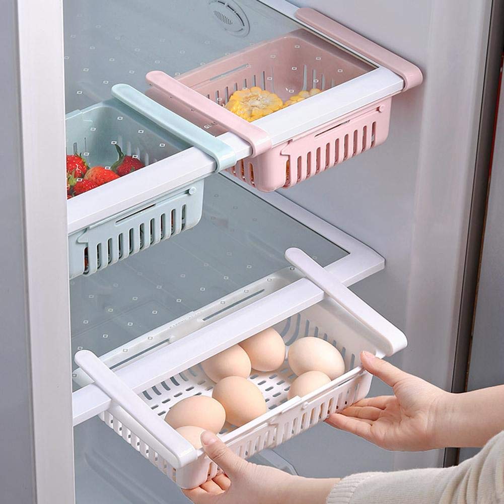 Refrigerator Storage Rack Adjustable (Pack Of 4)