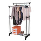 Double Pole Cloth Rack (Stainless Steel)